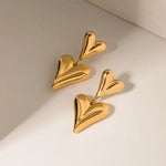 Double Heart Earrings