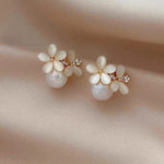 Pearl flower shape Earrings