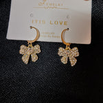Bow Diamond Earrings