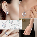 Unicorn Necklace, Bracelet and Earring Set