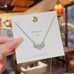 Silver Flower Necklace