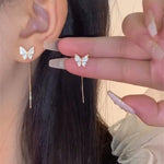 golden Butterfly Shape Korean earring