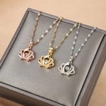 Stainless Steel Crown Shape necklace