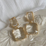 Silver Stone Earrings