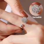 Silver Rotating Ring