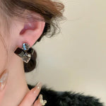 Crystal Cube Korean studs