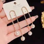 Pearl Drop Hangings Korean earring