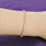 Gold Plated Diamond Bracelet