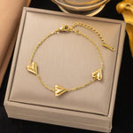 Gold Heart Bracelet