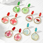 Resin Multicolour Earring
