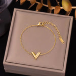 V Pendant Bracelet