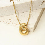G Bubble Letter Pendant Necklace