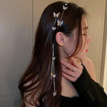 Silver Butterfly Hairband