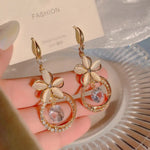Flower Dangle Earrings