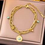 Devil Eye Multilayer Chain Bracelet