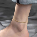 Gold Plated Chain Anklet