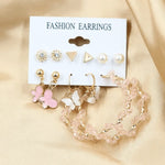 Set of 6 Korean earring