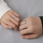 Astronaut Saturn Couple Ring