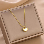 Stainless Steel Heart Necklace