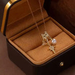 Three Design Pendant Necklace