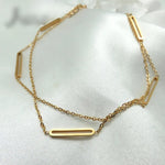 Double Layered Chain Bracelet