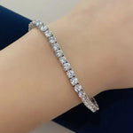 Silver Diamond Bracelet