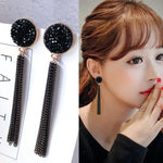 Black Colour Straight Korean earring