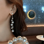 Fancy Pearl Drops Korean earring