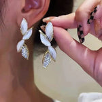 Double leaf Earrings