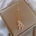 Unicorn Horse Pendant Necklace