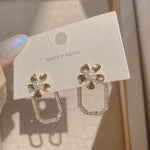 Three Way Flower Pearl Earring