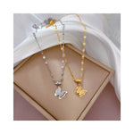 Silver Butterfly Necklace