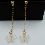 Drop Butterfly  Earrings