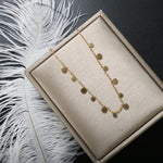 Small Gold Circle Bracelet