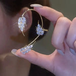 Diamond Leaf Earcuff
