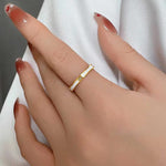 Gold Plated Diamond Ring