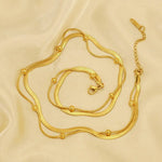 Mini Balls Snake Chain Anklet