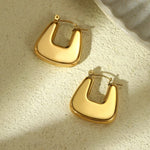 Stainless steel Gold plated Earrings